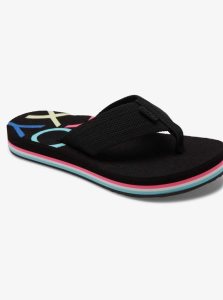 Tong Roxy Send It Sandals Femme Noir | 406287YGT