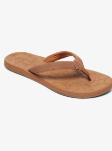 Tong Roxy Vickie Femme Marron | 320859UFS
