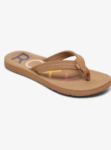 Tong Roxy Vista Femme Marron | 170986MAV