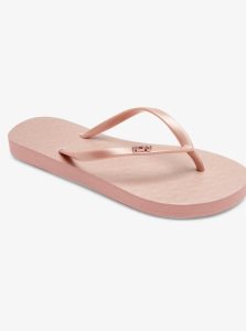 Tong Roxy Viva Hi Sandals Femme Rose Doré | 025947ZIO