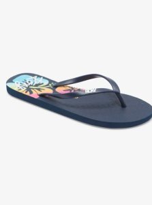 Tong Roxy Viva Stamp Femme Bleu Marine | 318502LPH