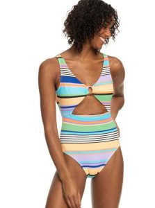 Une pièce Roxy Color Jam Swimsuit Femme Grise Foncé | 609815WLU