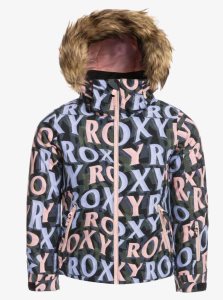 Vestes Snowboard Roxy 4-16 American Pie Insulated Femme Noir | 912857PHC