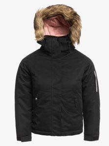 Vestes Snowboard Roxy 4-16 Meade Insulated Femme Noir | 786019YJK