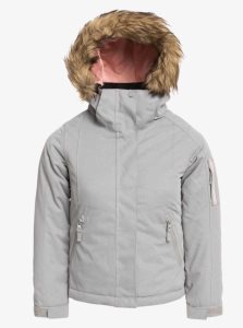 Vestes Snowboard Roxy 4-16 Meade Insulated Femme Grise | 879326TJZ