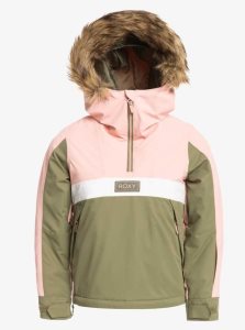 Vestes Snowboard Roxy 4-16 Shelter Insulated Femme Vert Foncé | 315768HMN