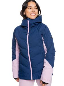 Vestes Snowboard Roxy Dusk Insulated Femme Bleu | 582046OWG