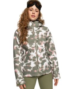 Vestes Snowboard Roxy Jet Ski Insulated Femme Vert Foncé | 152067DCS