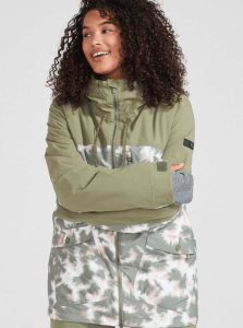 Vestes Snowboard Roxy Stated Insulated Femme Vert Foncé | 639182GBJ